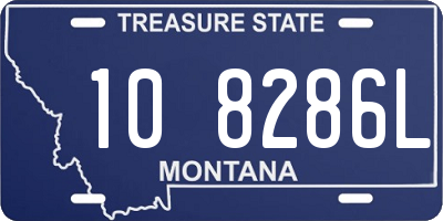 MT license plate 108286L