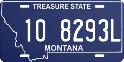 MT license plate 108293L