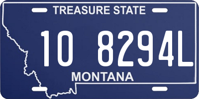 MT license plate 108294L