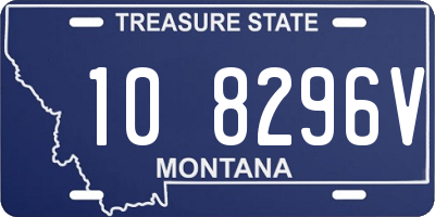 MT license plate 108296V