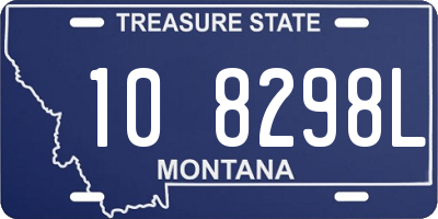 MT license plate 108298L