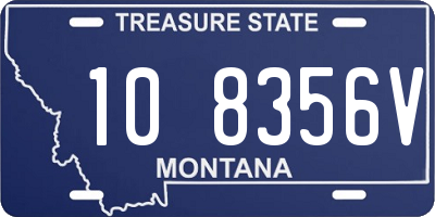 MT license plate 108356V