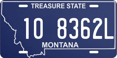 MT license plate 108362L