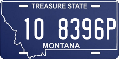 MT license plate 108396P