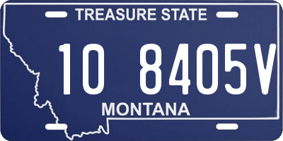 MT license plate 108405V