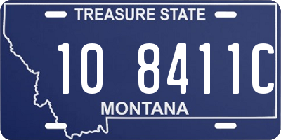 MT license plate 108411C