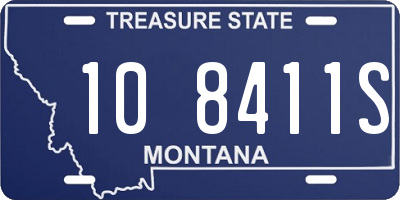 MT license plate 108411S