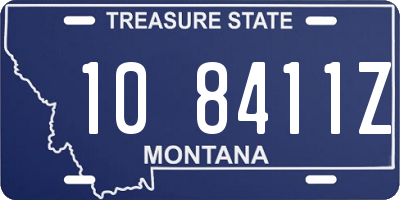 MT license plate 108411Z