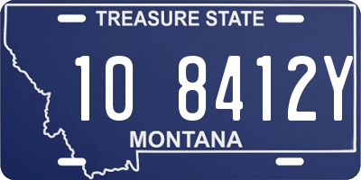 MT license plate 108412Y