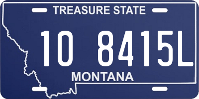 MT license plate 108415L