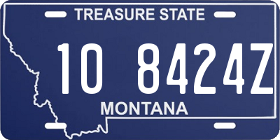 MT license plate 108424Z