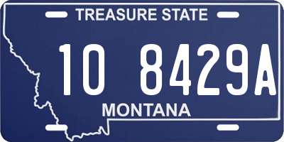 MT license plate 108429A