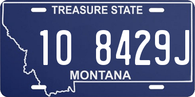 MT license plate 108429J