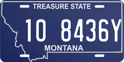 MT license plate 108436Y