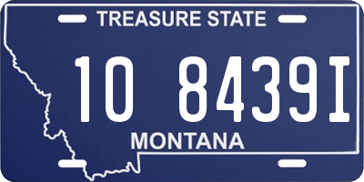 MT license plate 108439I