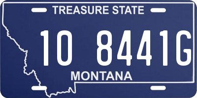 MT license plate 108441G