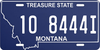 MT license plate 108444I