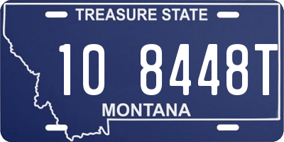 MT license plate 108448T