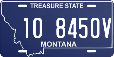 MT license plate 108450V