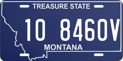 MT license plate 108460V