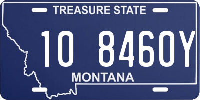 MT license plate 108460Y