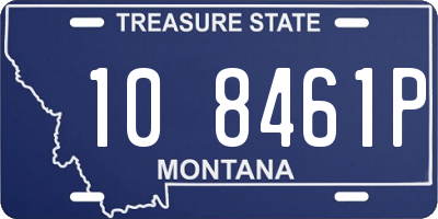 MT license plate 108461P