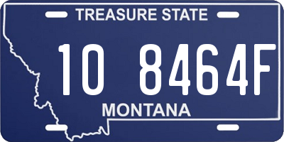 MT license plate 108464F