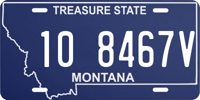 MT license plate 108467V