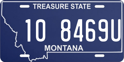 MT license plate 108469U