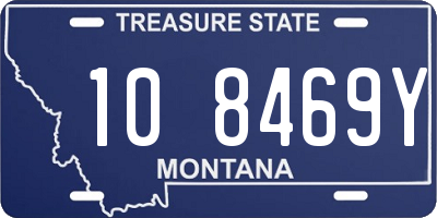 MT license plate 108469Y