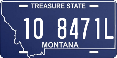 MT license plate 108471L