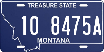 MT license plate 108475A