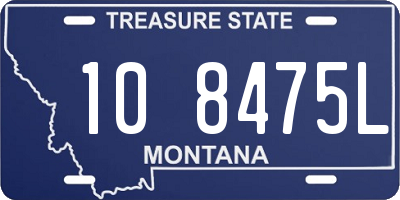 MT license plate 108475L