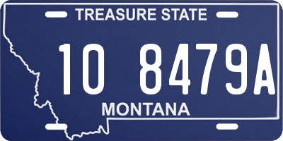 MT license plate 108479A