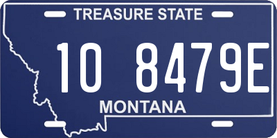 MT license plate 108479E