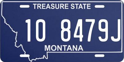 MT license plate 108479J