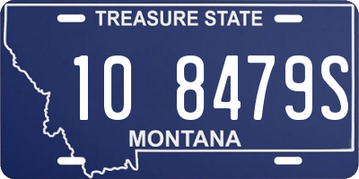 MT license plate 108479S