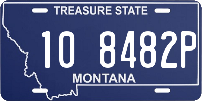 MT license plate 108482P