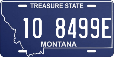 MT license plate 108499E