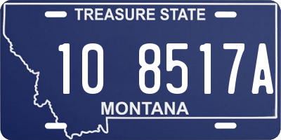 MT license plate 108517A