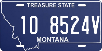 MT license plate 108524V