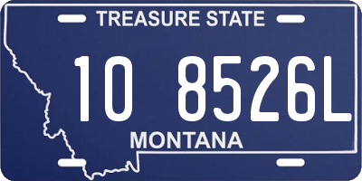 MT license plate 108526L