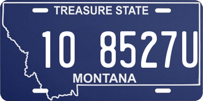 MT license plate 108527U