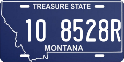 MT license plate 108528R