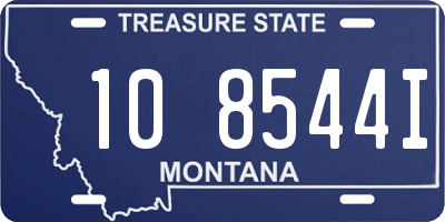 MT license plate 108544I