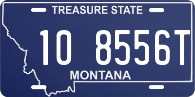 MT license plate 108556T