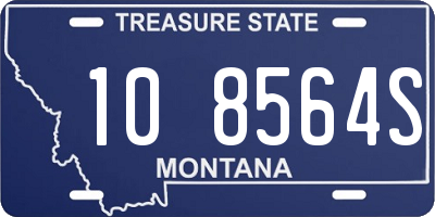 MT license plate 108564S