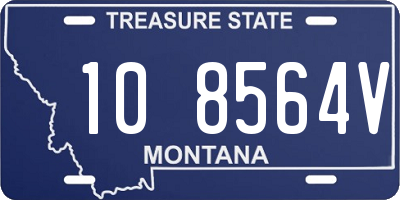 MT license plate 108564V