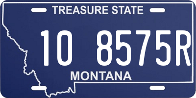 MT license plate 108575R