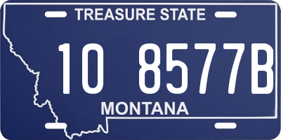 MT license plate 108577B